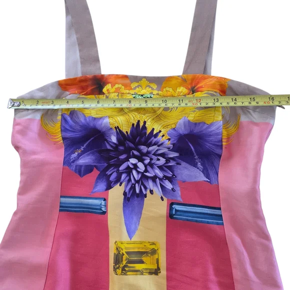 Versace Multicolor Mini Dress - Picture 12 of 16